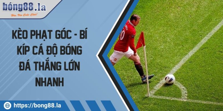 Kèo phạt góc - Bí kíp cá độ bóng đá thắng lớn nhanh 5 keo phat goc